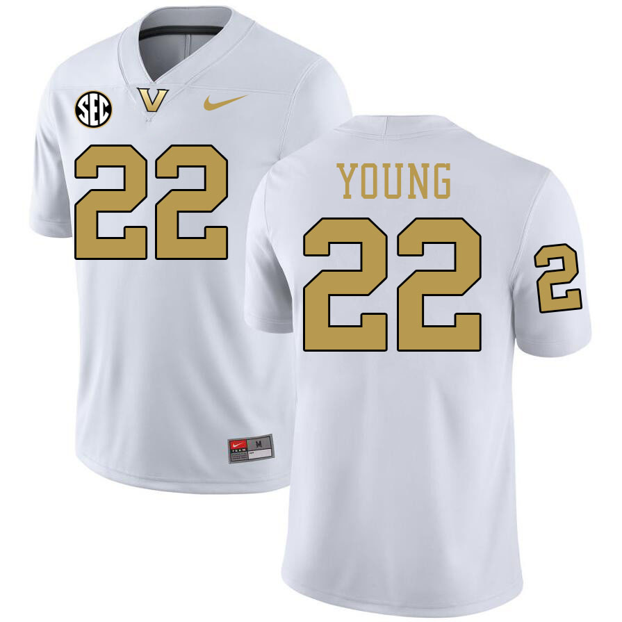 Makhilyn Young Jersey, Vanderbilt Commodores #22 Makhilyn Young Football Jersey, Uniforms-Alternate Makhilyn Young Jersey, Vanderbilt Commodores #22 Makhilyn Young Football Jersey, Uniforms-Alternate